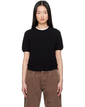 &Daughter Emer Cashmere T-Shirt - Black