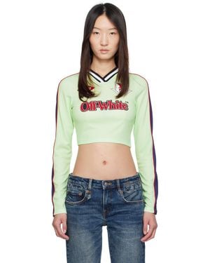 Off-White c/o Virgil Abloh Long-Sleeved Soccer T-Shirt - Multicolour