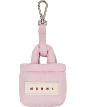 Marni Charm Keychain - Pink