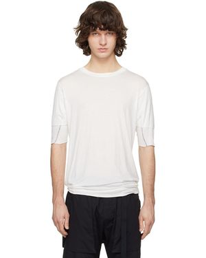 Thom Krom Off- Ts 940 T-Shirt - White
