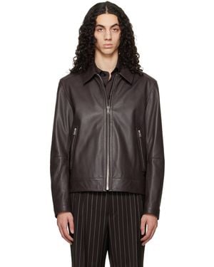 メンズ BOSS レザージャケット | オンラインセールは最大39%オフ | Lyst