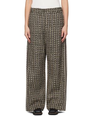 WOOYOUNGMI Tweed Joggers - Black