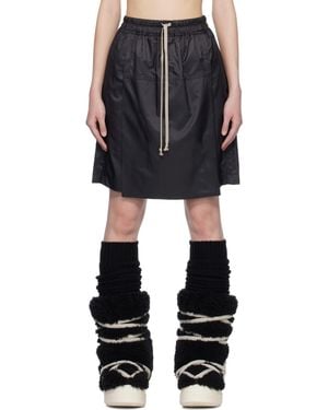 Rick Owens Moncler + Kilt Shorts - Black