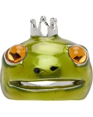 Collina Strada Frog Prince Ring - Green