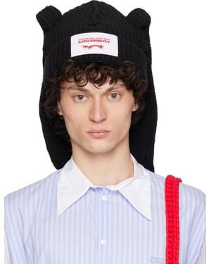 Charles Jeffrey Chunky Rabbit Beanie - Black