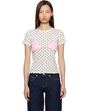 Sandy Liang Off- Effie T-Shirt - Black