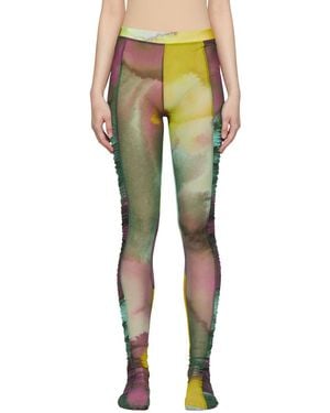 Dries Van Noten Ruffled Tights - Green