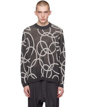 Jan Jan Van Essche Pull gris - o-project - Noir