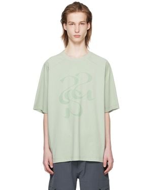 A.A.Spectrum光谱 Monogram T-shirt - Green