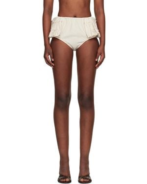 Dries Van Noten Ruffled Briefs - Multicolour