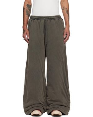 Lu'u Dan Wadded Bontans Joggers - Brown