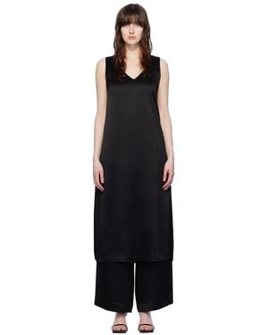 Elleme V-neck Midi Dress - Black