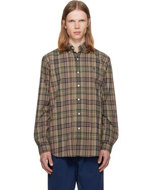 Polo Ralph Lauren Performace Madras Sport Shirt - Brown
