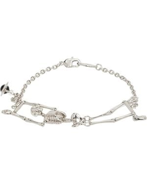 Vivienne Westwood Skeleton Bracelet - Black