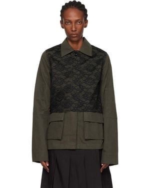 Our Legacy Khaki Split Jacket - Black