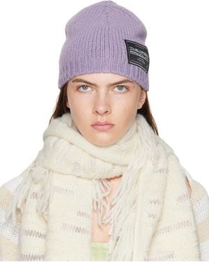 OPEN YY Patched Beanie - Purple