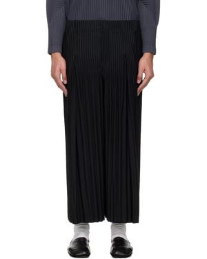 Homme Plissé Issey Miyake Monthly Colours December Trousers - Black