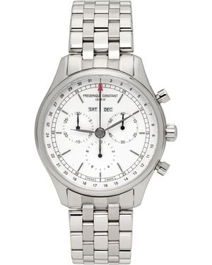 Frederique Constant Classics Quartz Chronograph Triple Calendar Watch - Grey