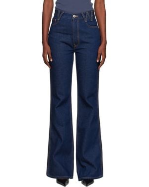 Vivienne Westwood Jean Ray Bleu Marine À Cinq Poches