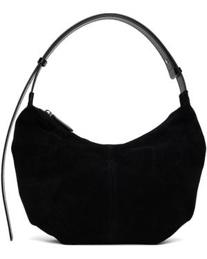 NOTHING WRITTEN Ht Suede Shoulder Bag - Black
