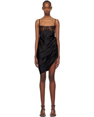 Jacquemus La Saudade Brodée Mini Dress - Black