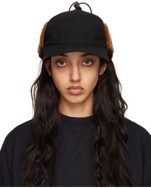 YMC Panelled Cap - Black