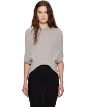 Rick Owens Off- Concordians Sl Shroud Jumper - Black