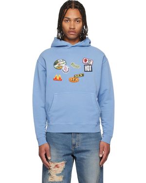 Carne Bollente 'The Perfect Patch' Hoodie - Blue