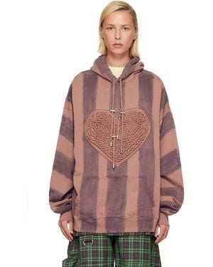 Collina Strada Soft Heart Hoodie - Brown