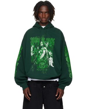 Vetements Cradle Of Filth 'Nymphetamine' Oversized Hoodie - Green