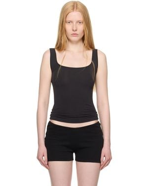 Skims ブラック Cotton Jersey タンクトップ