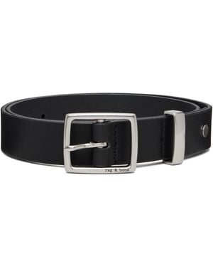 Rag & Bone X Boyfriend Leather Belt - Black