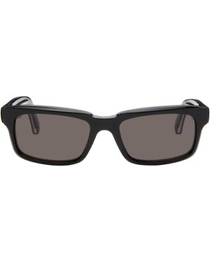 Balenciaga ブラック Rectangular サングラス