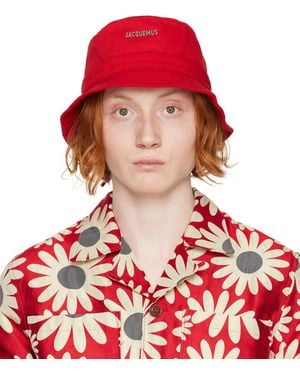 Jacquemus レッド Le Bob Gadjo バケットハット
