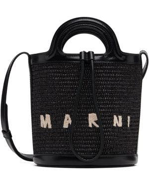 Marni Tropicalia Small Bucket Bag - Black