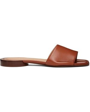 Maison Margiela Tan Tabi Flat Mule Sandals - Brown