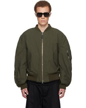 Givenchy Couture Seam Bomber Jacket - Black