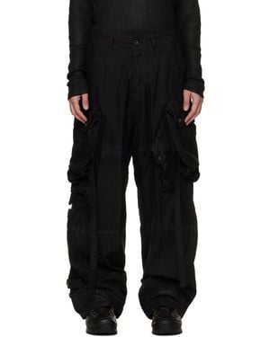 Julius Gas Mask Pants - Black