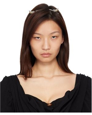 Vivienne Westwood Vivienne's Horn Alice Headband - Black