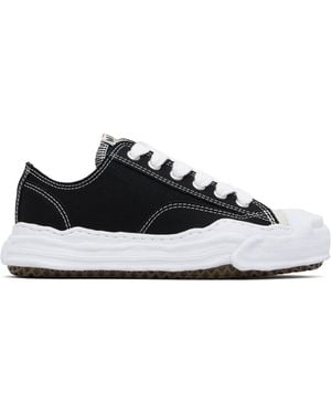 Maison Mihara Yasuhiro 'Hank' Og Sole Canvas Low-Top Trainers - Black