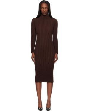 Issey Miyake October Spongy-58 Midi Dress - Red