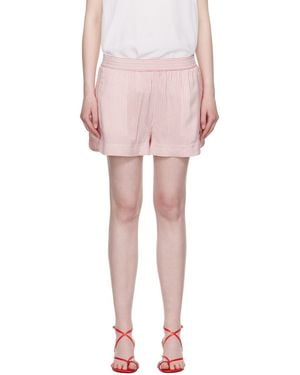 Stella McCartney Striped Elasticated Shorts - Pink