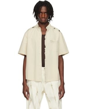 Kusikohc Burned Shirt - Natural