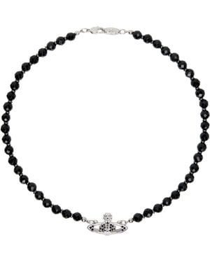 Vivienne Westwood Messaline Choker Necklace - Black