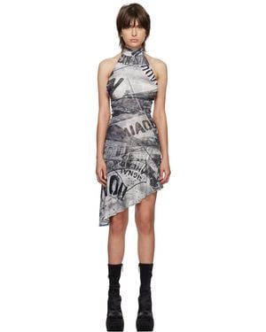 Miaou Off-white Karina Minidress - Black