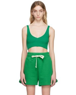 Halfboy V-neck Tank Top - Green