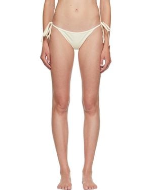 TOTEME Off- Scoop Bikini Bottom - Natural
