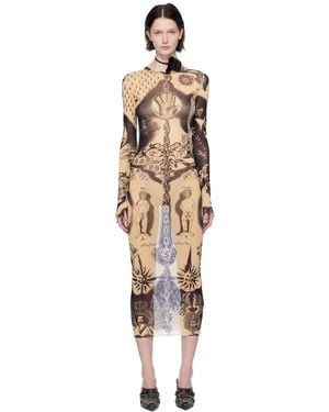 Jean Paul Gaultier Heraldique ミディアムドレス - ブラック