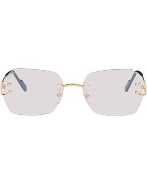 Cartier 'Classic C De Sunglasses - Multicolour