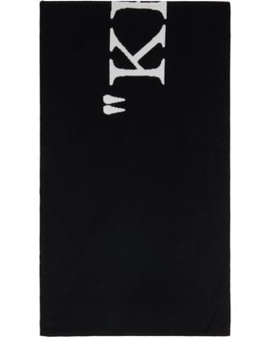 Off-White c/o Virgil Abloh ブラック＆ホワイト Keep Warm マフラー